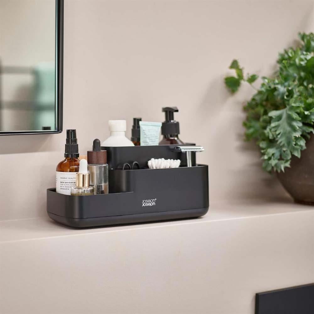 Joseph Joseph EasyStore™ Banyo Düzenleyici Mat SiyahJoseph Joseph