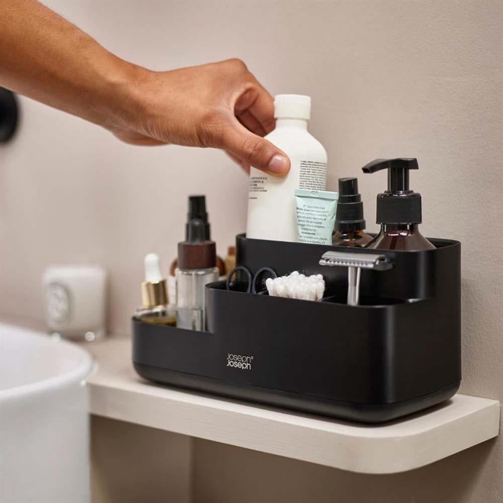 Joseph Joseph EasyStore™ Banyo Düzenleyici Mat SiyahJoseph Joseph