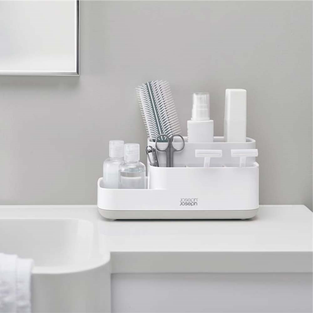 Joseph Joseph EasyStore™ Banyo Düzenleyici Beyaz/Açık GriJoseph Joseph