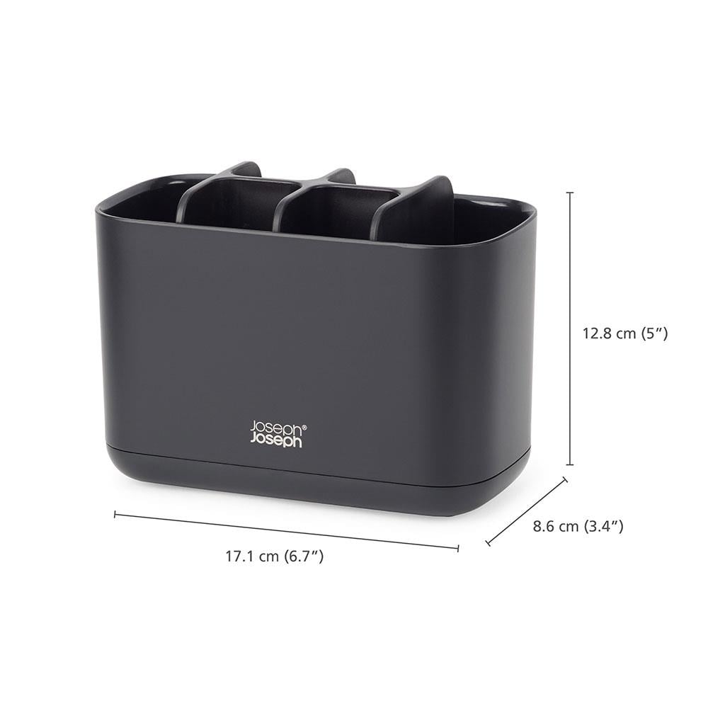Joseph Joseph EasyStore™ Büyük Diş Fırçası Kabı Mat SiyahJoseph Joseph