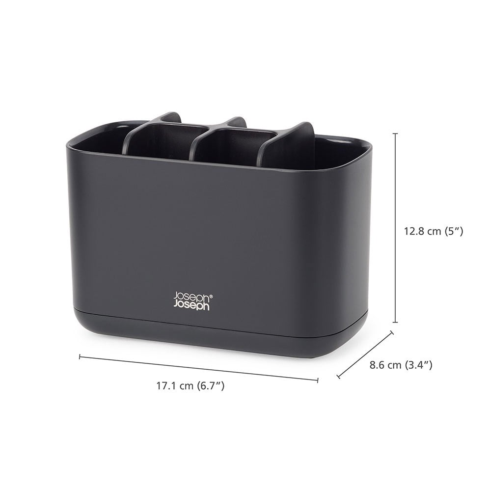 Joseph Joseph EasyStore™ Büyük Diş Fırçası Kabı Mat SiyahJoseph Joseph