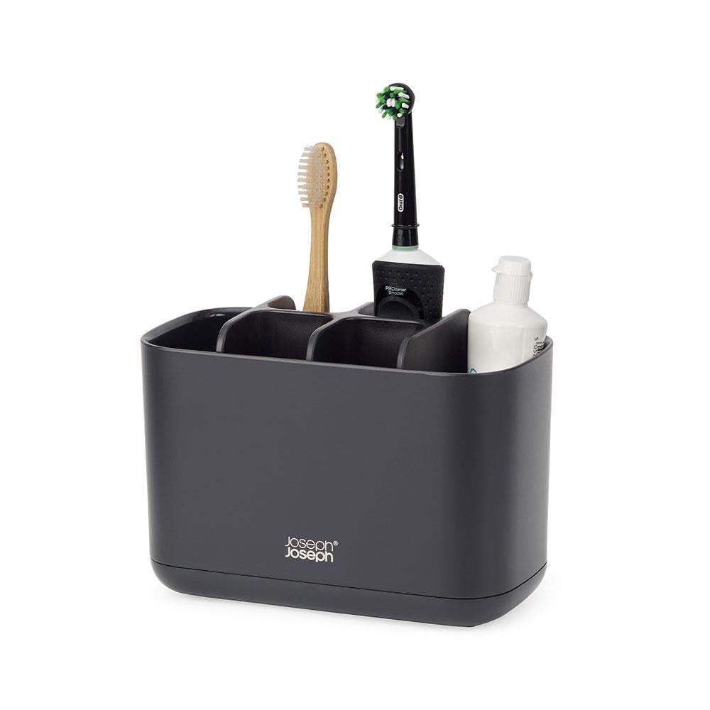 Joseph Joseph EasyStore™ Büyük Diş Fırçası Kabı Mat SiyahJoseph Joseph
