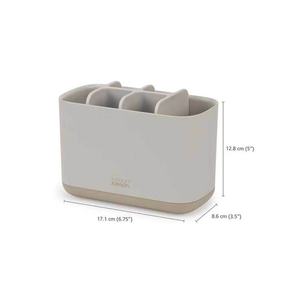 Joseph Joseph EasyStore™ Büyük Diş Fırçalık Mat EkruJoseph Joseph
