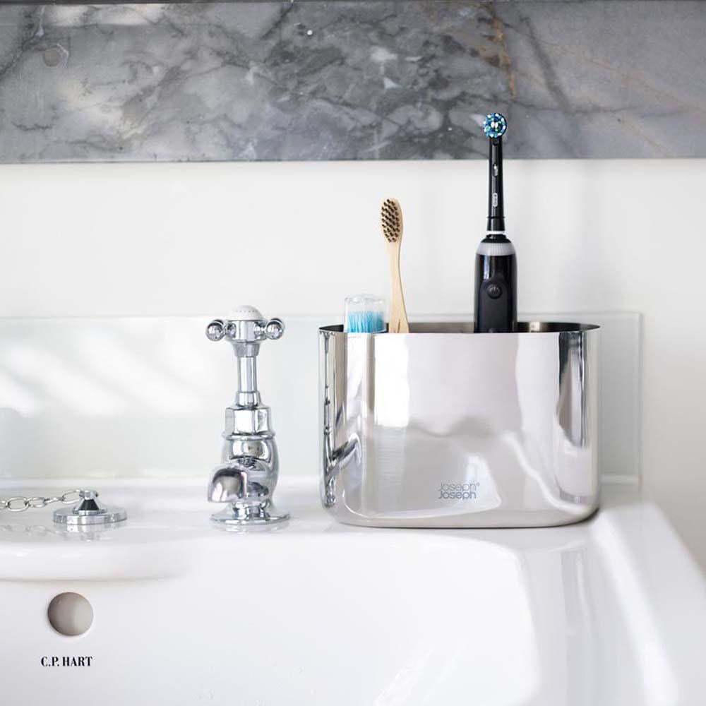 Joseph Joseph EasyStore™ Luxe Büyük Diş Fırçalık Paslanmaz ÇelikJoseph Joseph