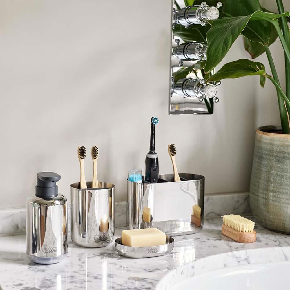 Joseph Joseph EasyStore™ Luxe Büyük Diş Fırçalık Paslanmaz ÇelikJoseph Joseph