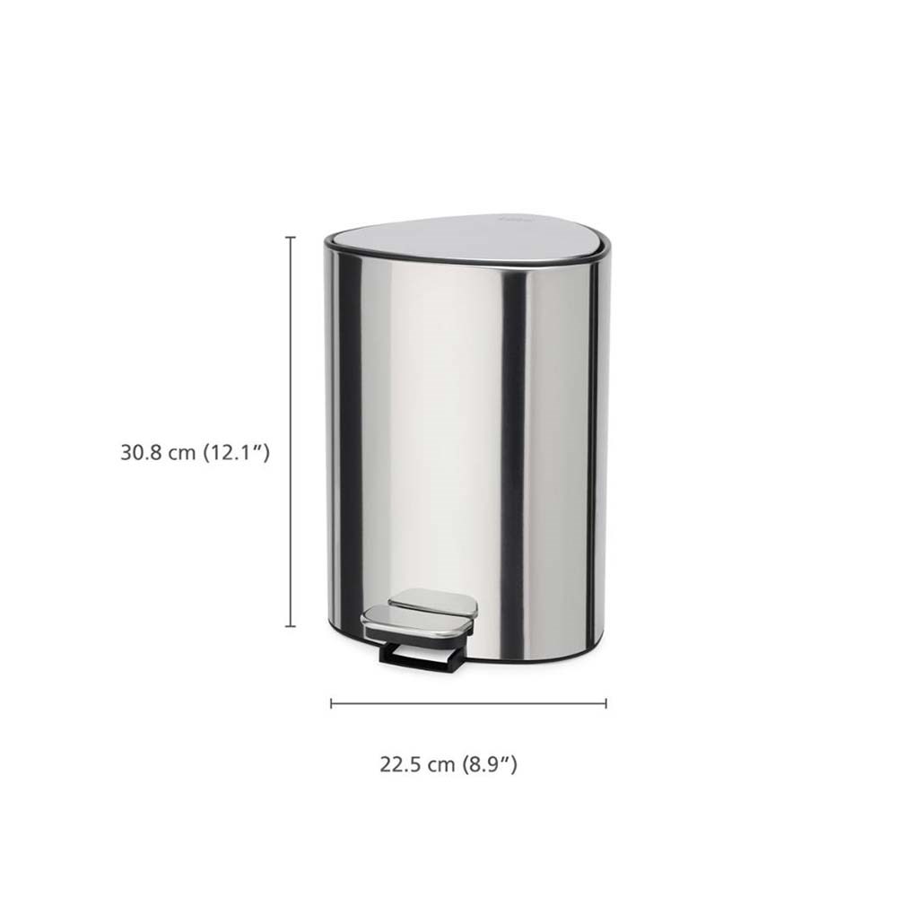 Joseph Joseph EasyStore™ Luxe Pedallı Çöp Kovası 5 Litre Paslanmaz ÇelikJoseph Joseph