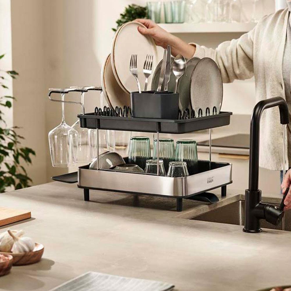Joseph Joseph Excel™ 2 Katlı Bulaşıklık Paslanmaz ÇelikJoseph Joseph