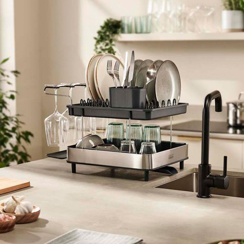 Joseph Joseph Excel™ 2 Katlı Bulaşıklık Paslanmaz ÇelikJoseph Joseph