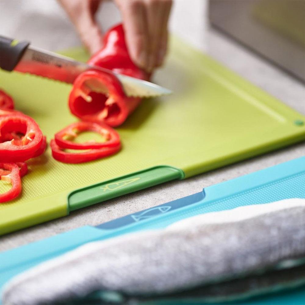 Joseph Joseph Folio™ 4 Parça Standlı Kesme Tahtası Çok RenkliJoseph Joseph