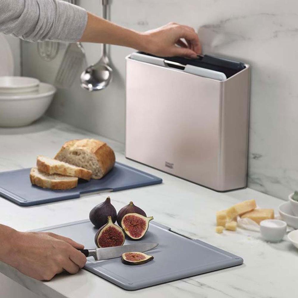 Joseph Joseph Folio™ Büyük Boy 4 Parça Standlı Kesme Tahtası MaviJoseph Joseph