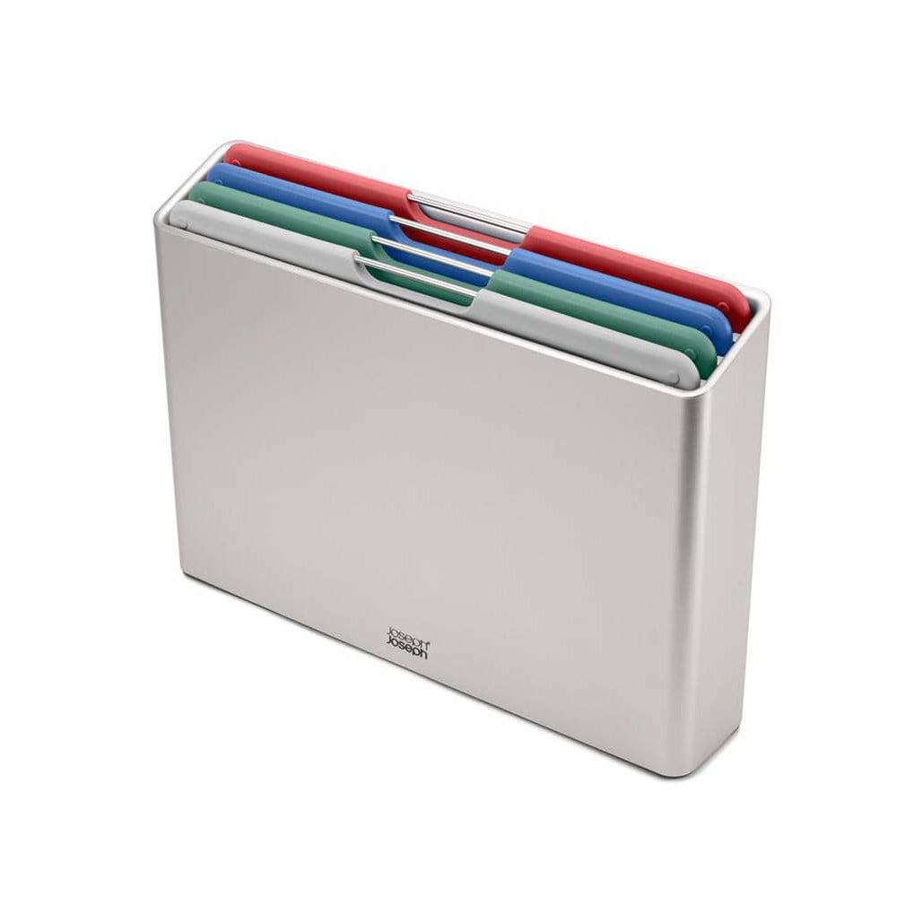 Joseph Joseph Folio™ Büyük Boy 4 Parça Standlı Kesme Tahtası GümüşJoseph Joseph
