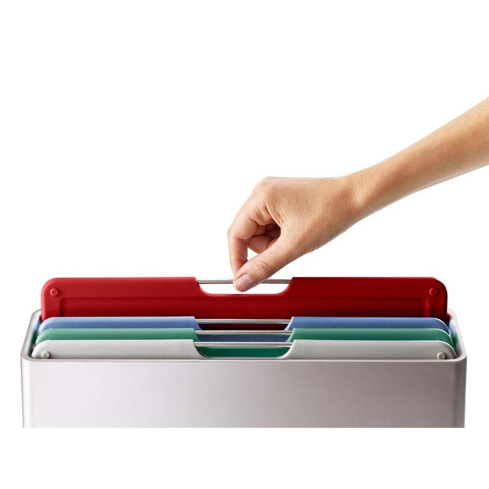 Joseph Joseph Folio™ Büyük Boy 4 Parça Standlı Kesme Tahtası GümüşJoseph Joseph