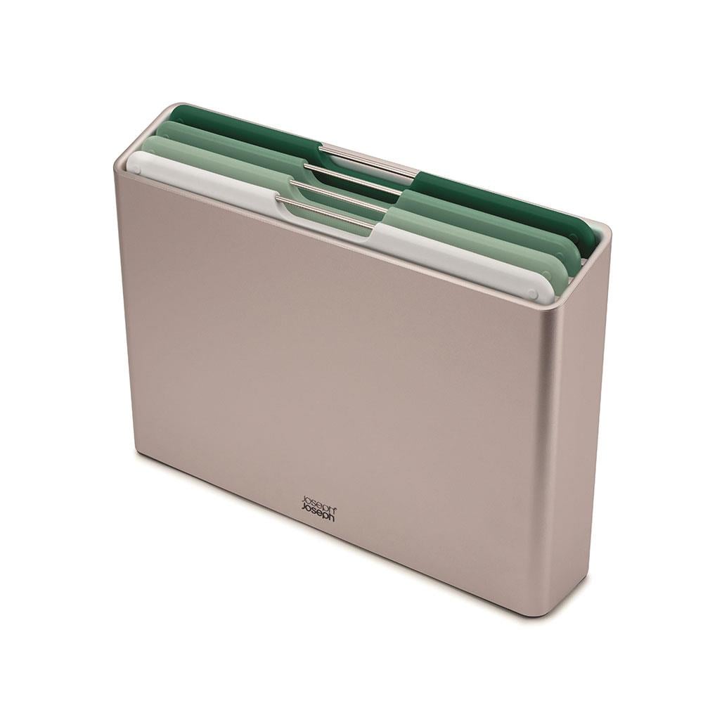 Joseph Joseph Folio™ Büyük Boy 4 Parça Standlı Kesme Tahtası YeşilJoseph Joseph