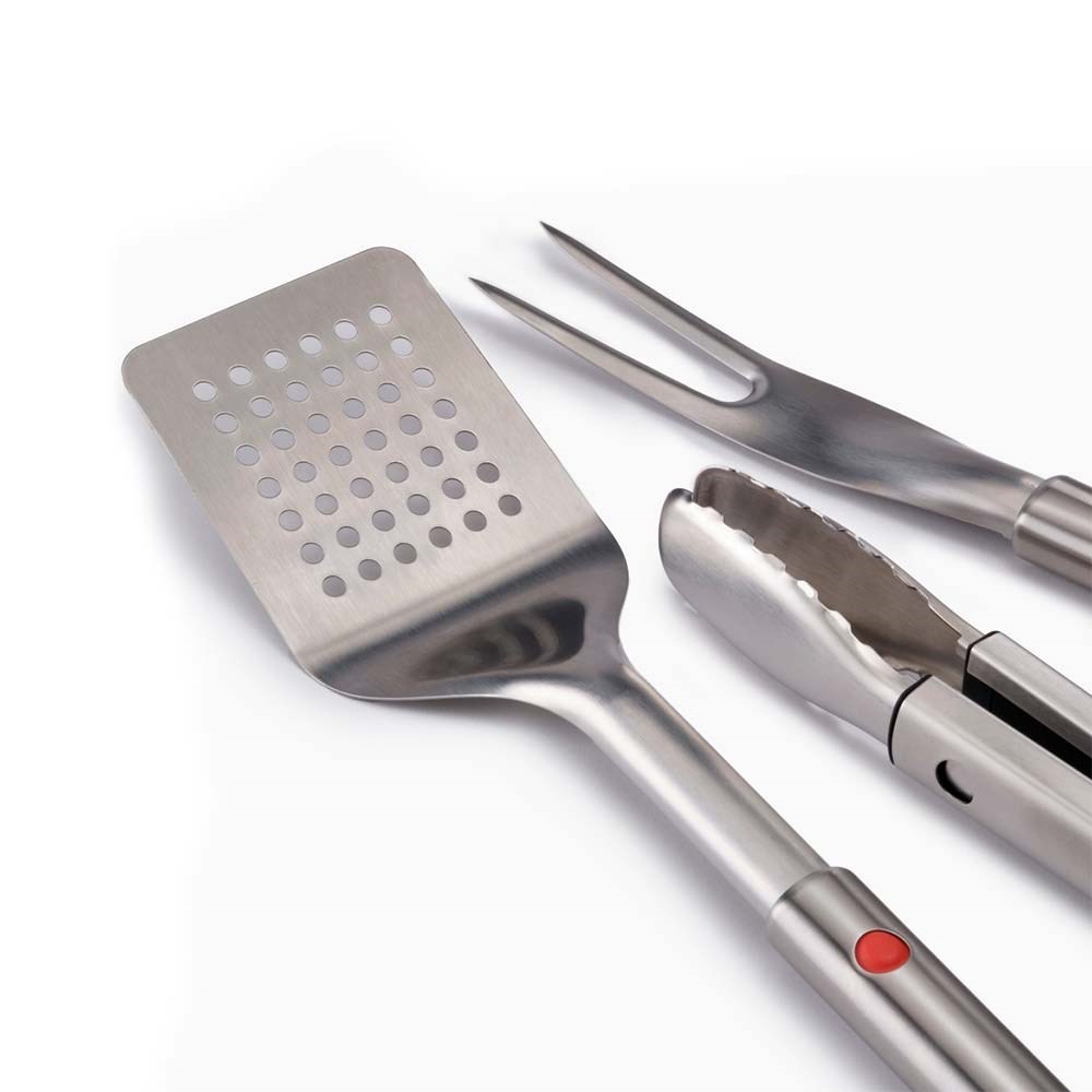 Joseph Joseph GrillOut™ 3'lü Barbekü Spatulası ve Maşa ve Çatal SetiJoseph Joseph