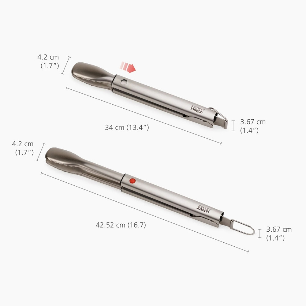 Joseph Joseph GrillOut™ Uzatılabilir Saplı Barbekü MaşasıJoseph Joseph