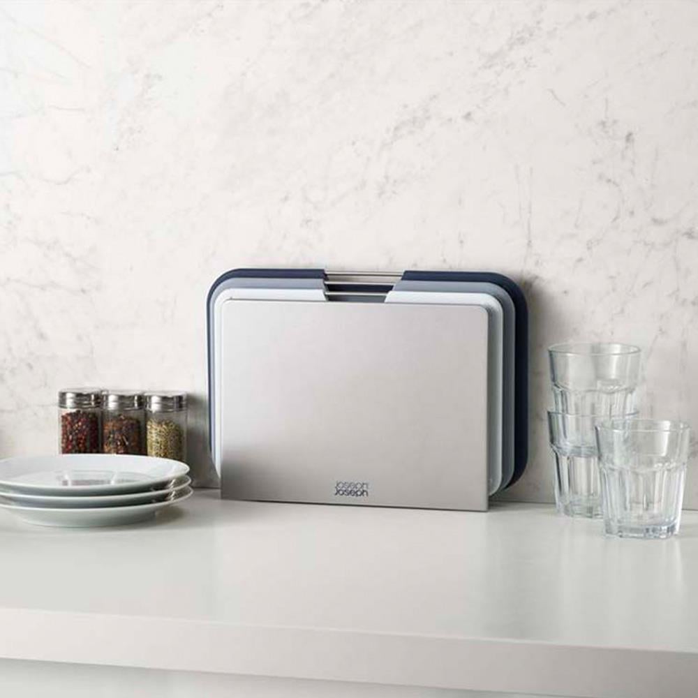 Joseph Joseph Nest™ Orta Boy 3 Parça Kesme Tahtası GriJoseph Joseph