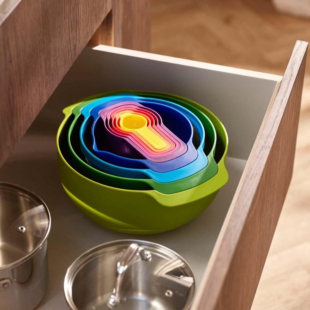 Joseph Joseph Nest™ Plus 9 Parça Çırpma ve Karıştırma Seti Çok RenkliJoseph Joseph