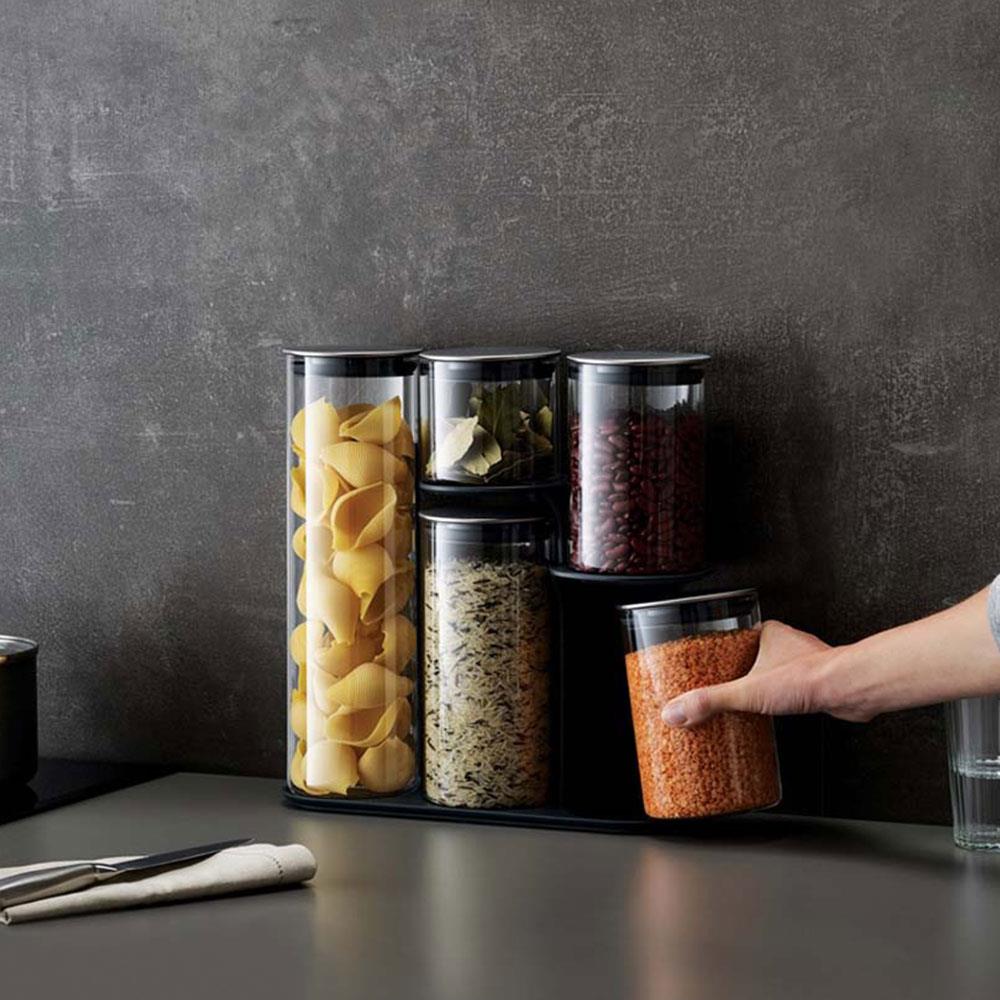 Joseph Joseph Podium™ 5'li Saklama Kabı Seti Paslanmaz ÇelikJoseph Joseph