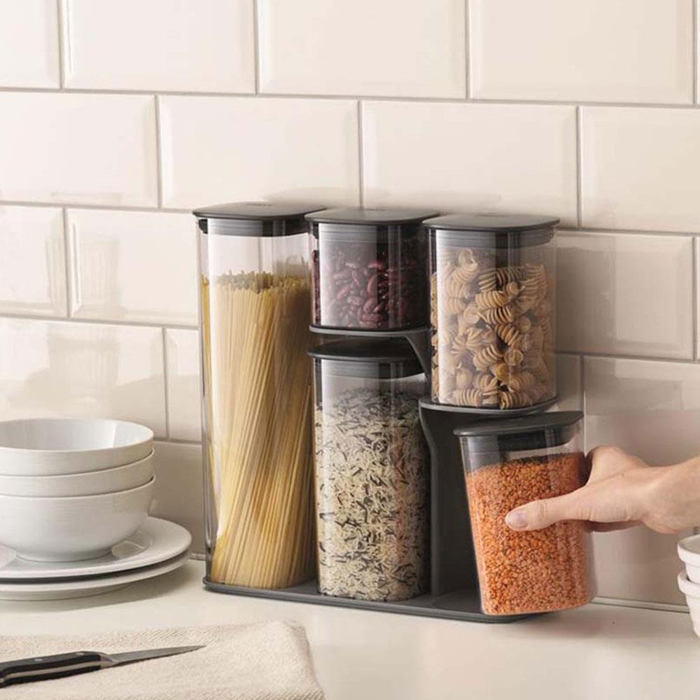 Joseph Joseph Podium™ 5'li Saklama Kabı Seti GriJoseph Joseph