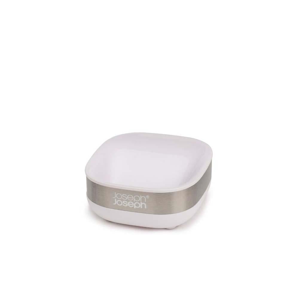 Joseph Joseph Slim™ Kompakt Sabunluk Çelik/BeyazJoseph Joseph