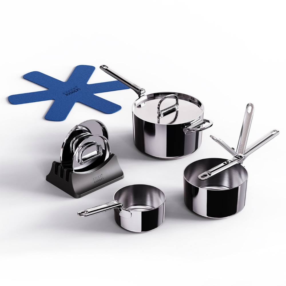 Joseph Joseph Space 3 Katmanlı Paslanmaz Çelik 9 Parça Tencere SetiJoseph Joseph