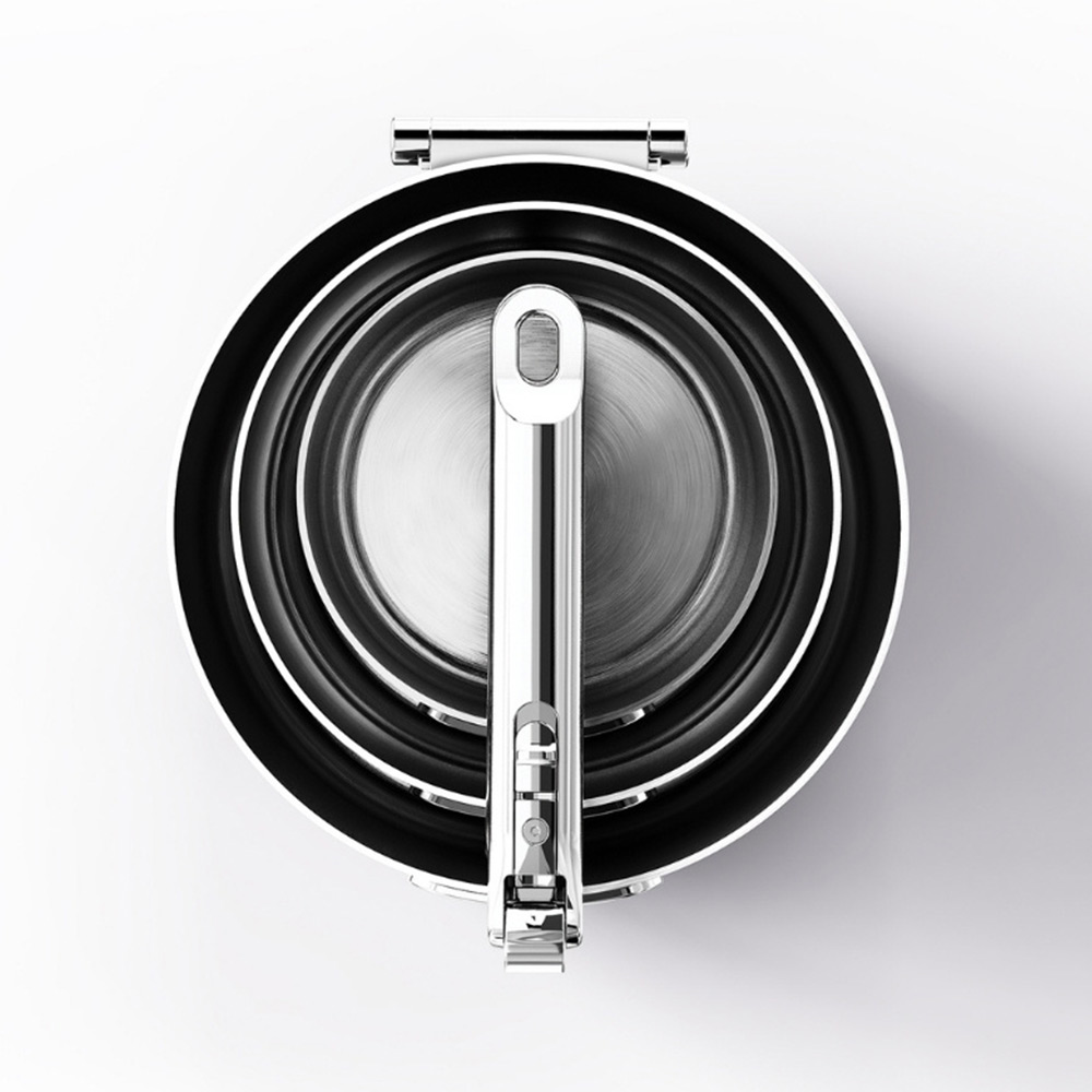 Joseph Joseph Space 3 Katmanlı Paslanmaz Çelik 9 Parça Tencere SetiJoseph Joseph