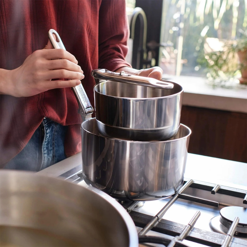 Joseph Joseph Space 3 Katmanlı Paslanmaz Çelik 9 Parça Tencere SetiJoseph Joseph