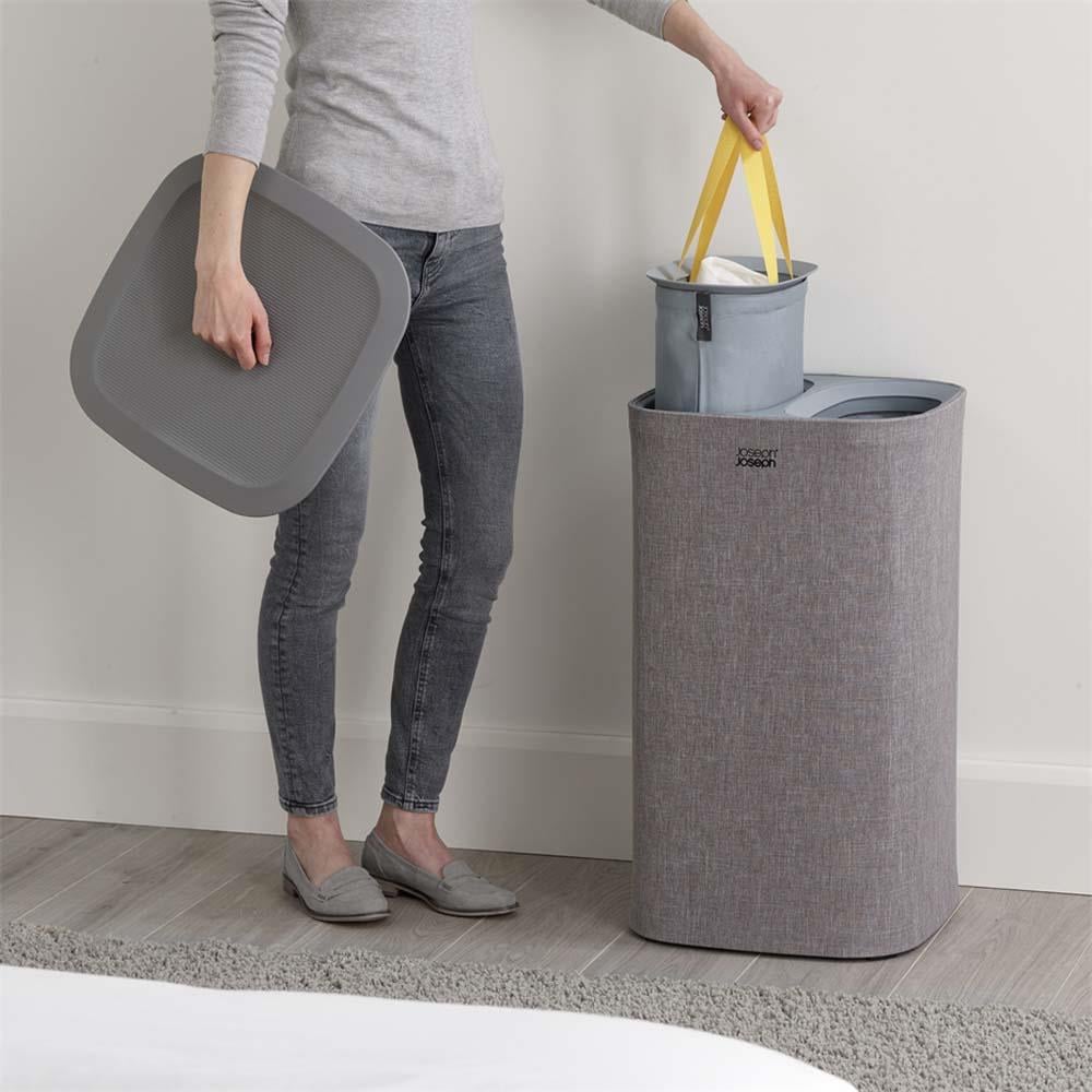 Joseph Joseph Tota 60 L Çamaşır Ayırma Sepeti GriJoseph Joseph
