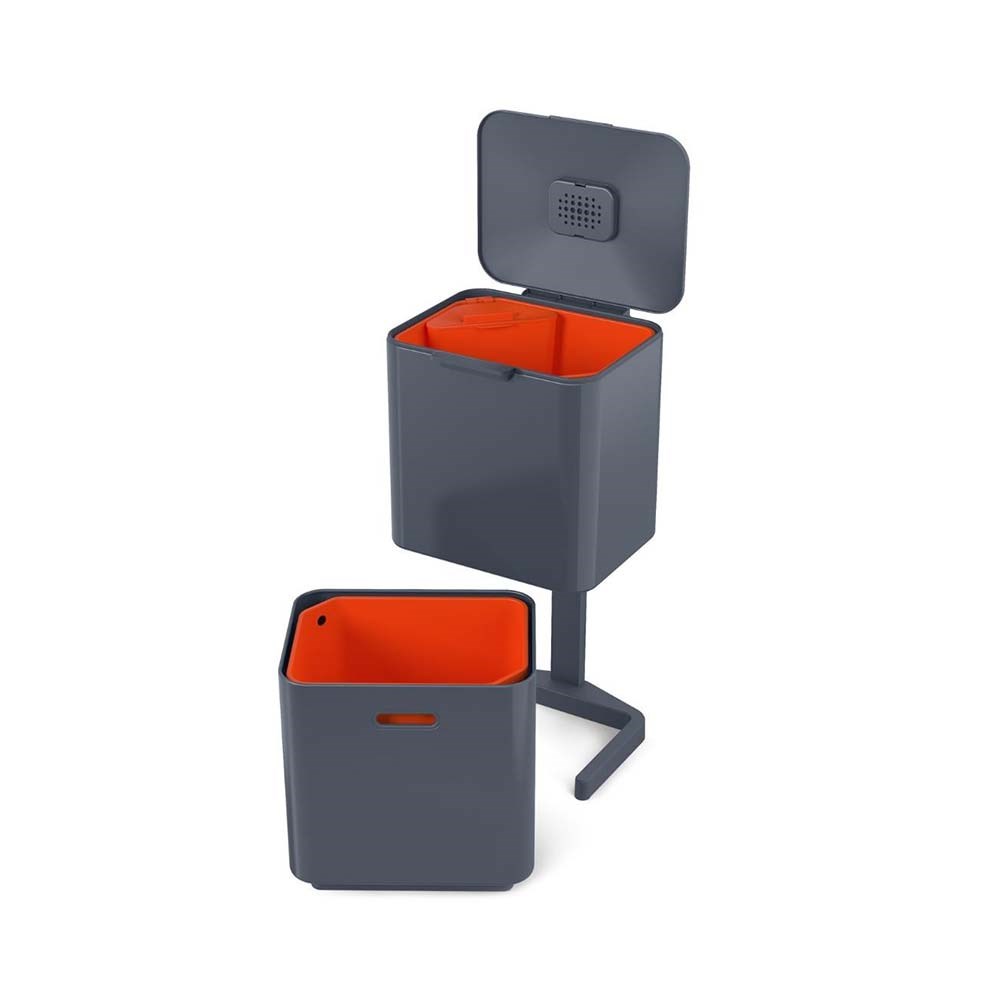 Joseph Joseph Totem Akıllı Çöp Kutusu 60 Litre GriJoseph Joseph