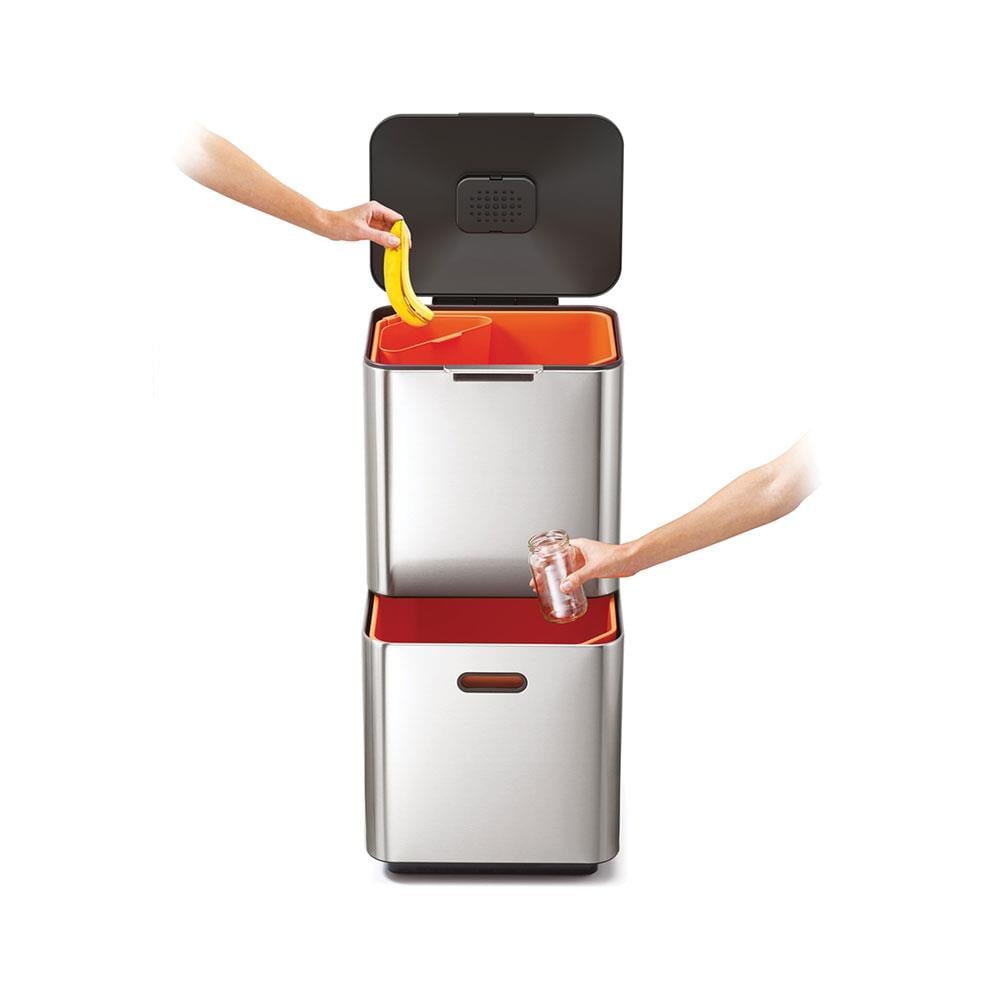 Joseph Joseph Totem Akıllı Çöp Kutusu 60 Litre Paslanmaz ÇelikJoseph Joseph