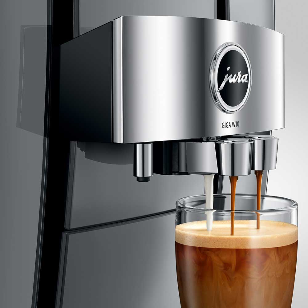 Jura GIGA W10 Profesyonel Kahve Makinesi Diamond Silver (EA)Jura