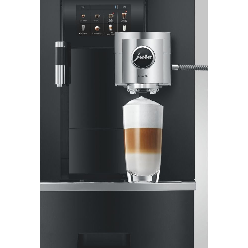 Jura GIGA X8 Profesyonel Kahve Makinesi Aluminum Black (EB)Jura