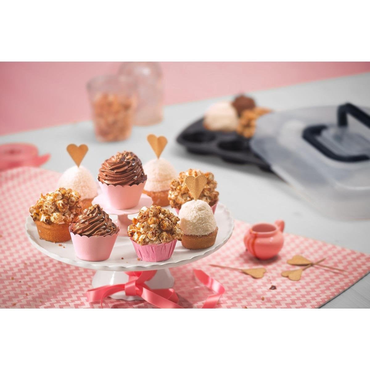 Kaiser Muffin Kalıbı Taşıma Kapaklı 12'li 38x27 cmKaiser