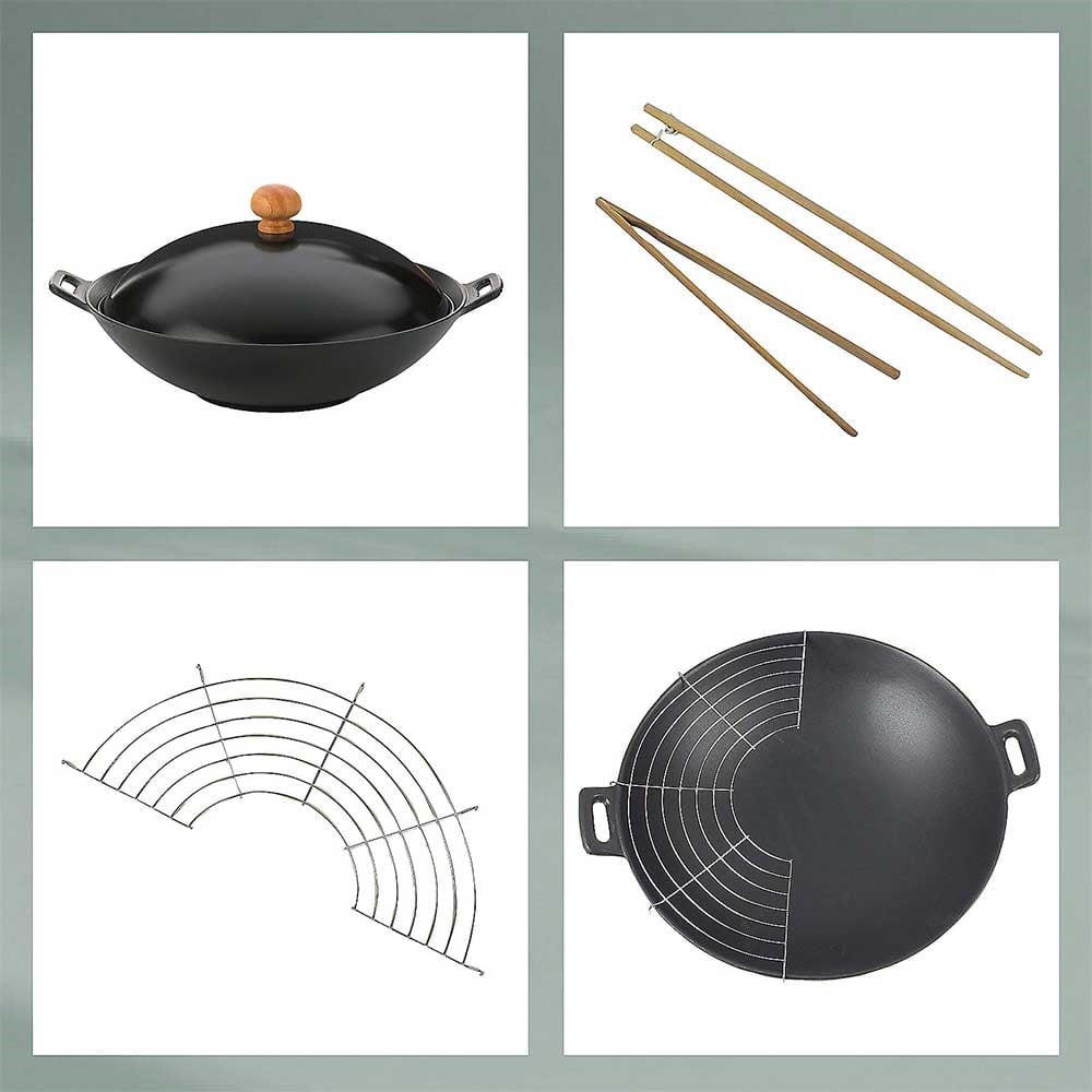 Kela Asia Wok Seti 5 Parça 36 cmKela