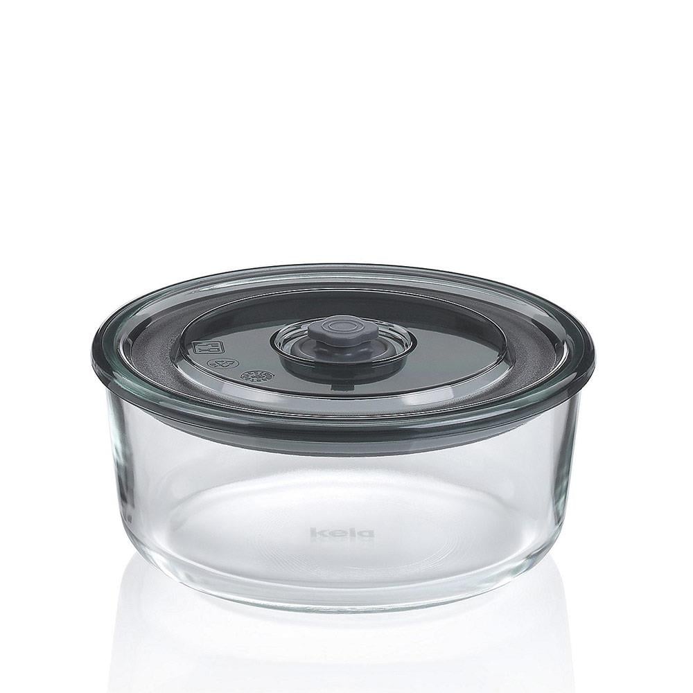 Kela Aurelia Cam Saklama Kabı Yuvarlak 0,7 LKela