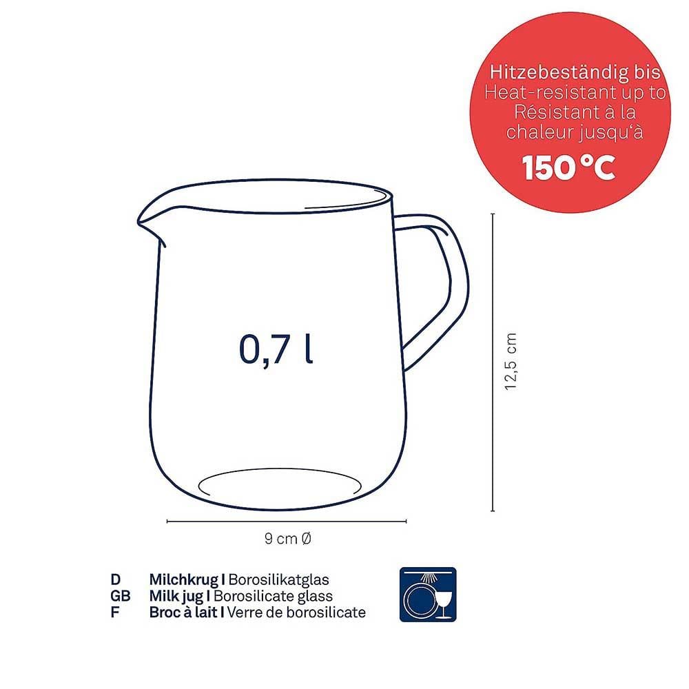 Kela Fontana Cam Sütlük 700 mlKela