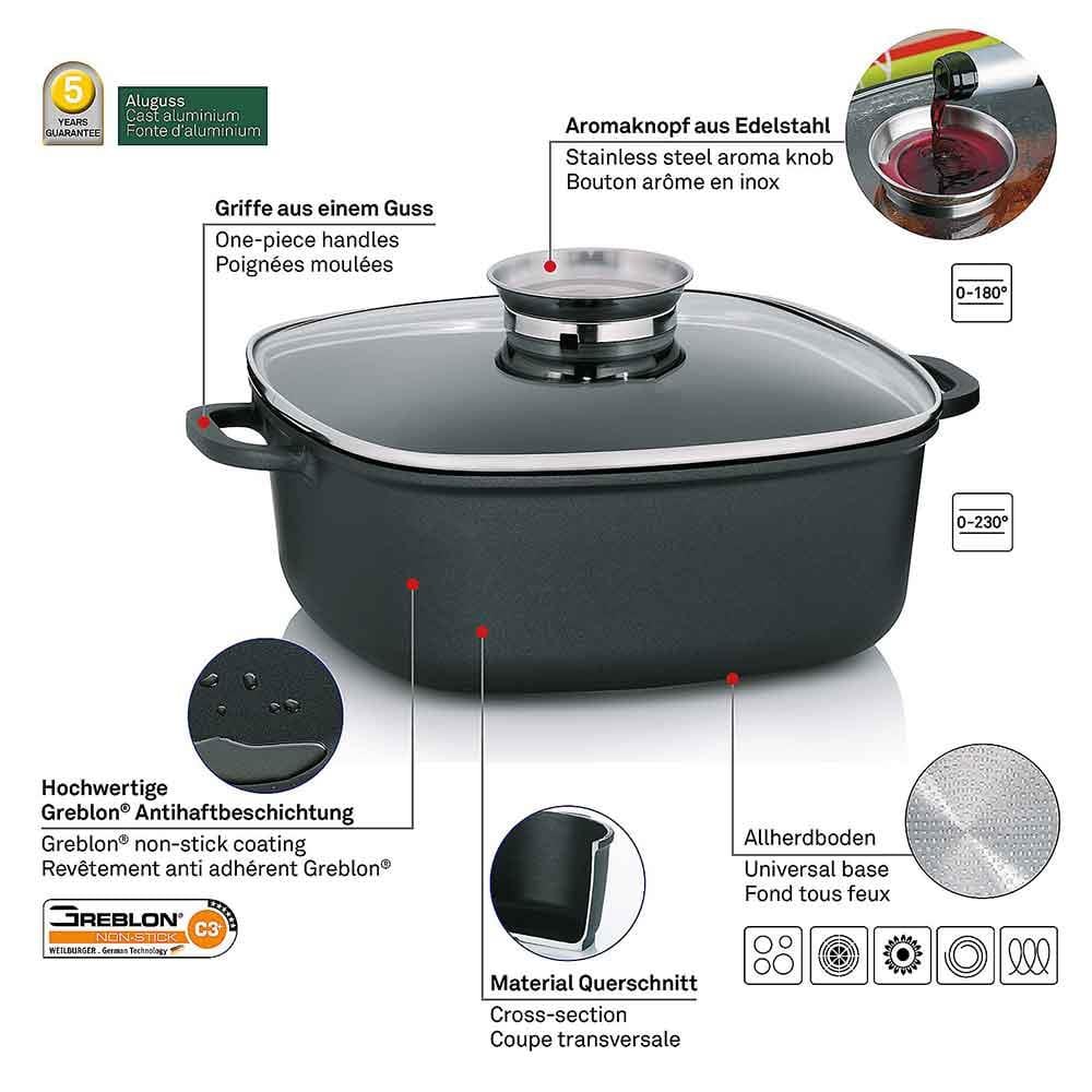 Kela Kerros Kare Tencere 28 cmKela