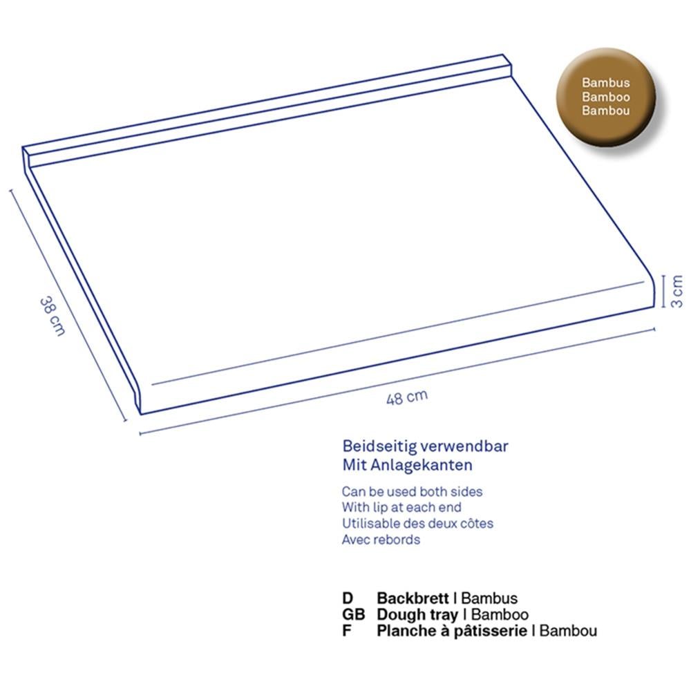 Kela Kiana Bambu Kesme Tahtası 38 x 48 cmKela