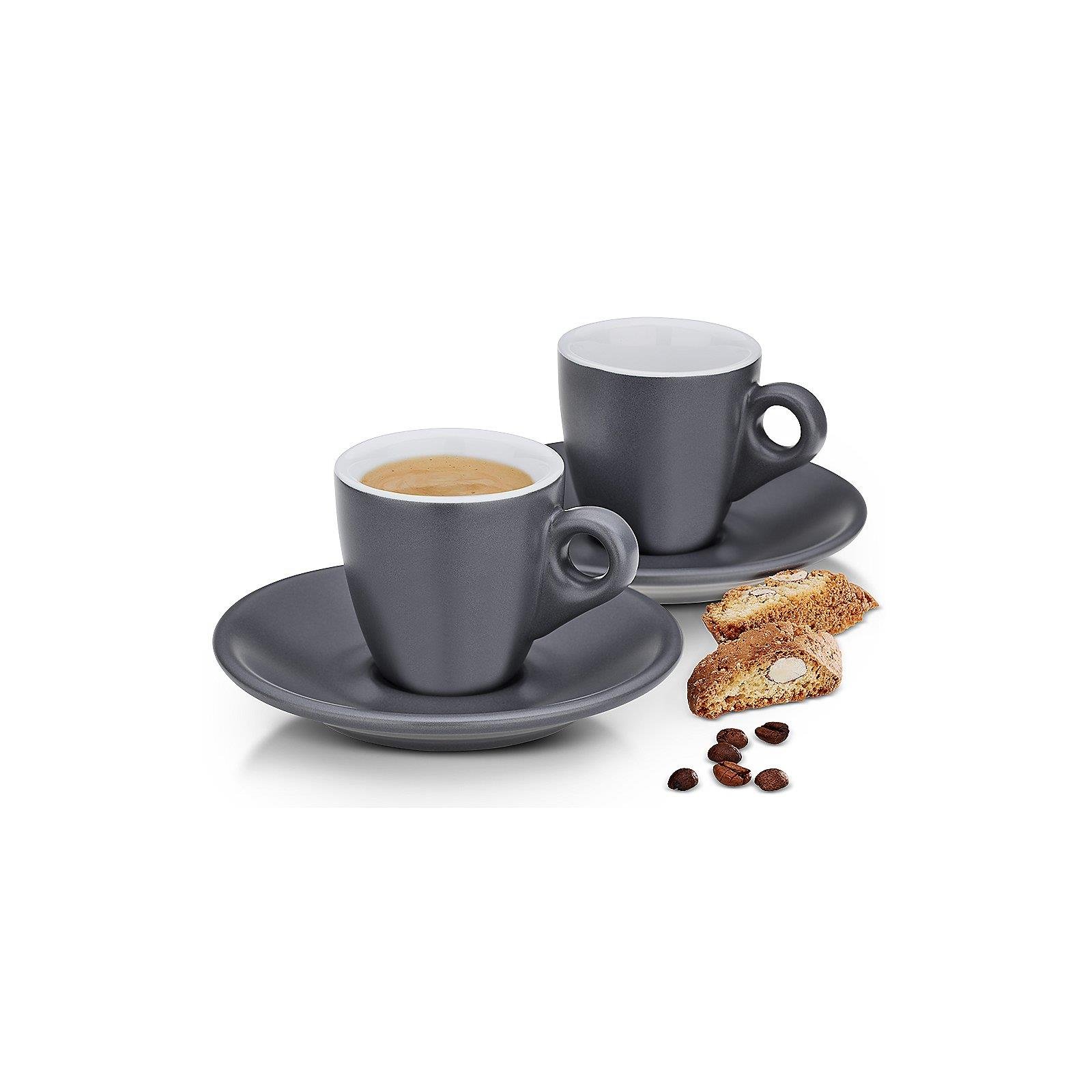 Kela Mattia Espresso Fincan Seti 2'li 50 ml GriKela