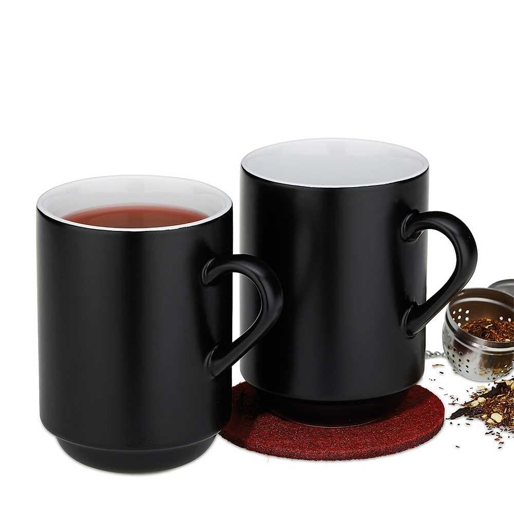 Kela Mattia Kupa Seti 2'li 300 ml SiyahKela