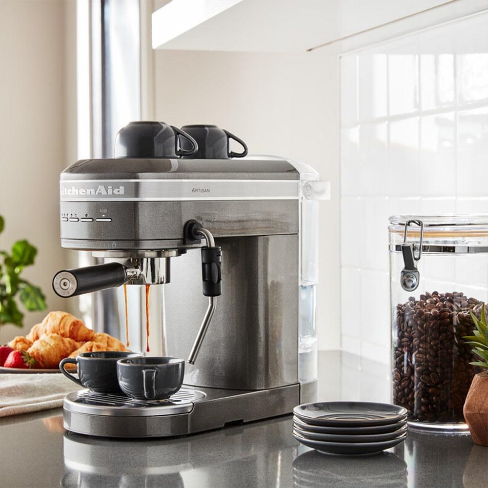 KitchenAid 5KES6503EMS Artisan Espresso Makinesi Medallion SilverKitchenAid