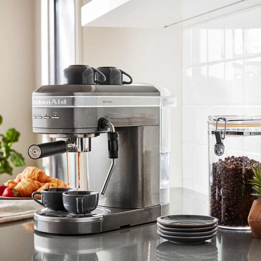 KitchenAid 5KES6503EMS Artisan Espresso Makinesi Medallion SilverKitchenAid
