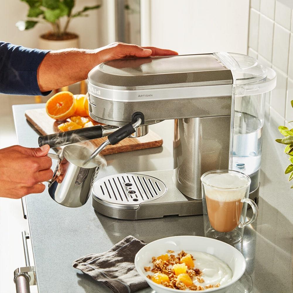KitchenAid 5KES6503EMS Artisan Espresso Makinesi Medallion SilverKitchenAid