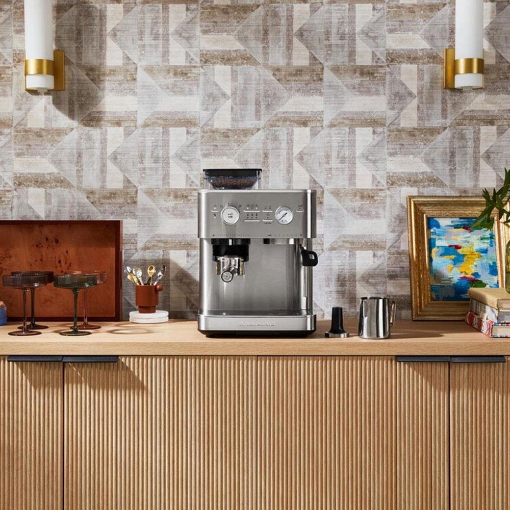 KitchenAid 5KES6551ESX Yarı Otomatik Espresso Makinesi Brushed Stainless SteelKitchenAid