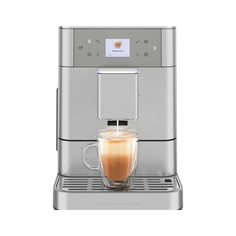 KitchenAid 5KES8556ESX Tam Otomatik Espresso Makinesi KF6 Brushed Stainless SteelKitchenAid
