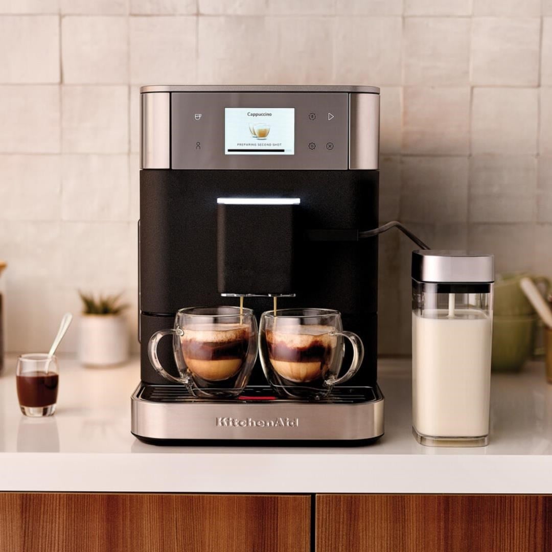 KitchenAid 5KES8557EBK Tam Otomatik Espresso Makinesi KF7 Cast Iron BlackKitchenAid