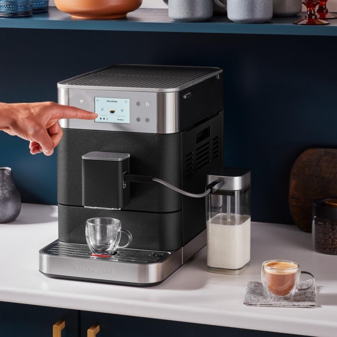 KitchenAid 5KES8557EBK Tam Otomatik Espresso Makinesi KF7 Cast Iron BlackKitchenAid