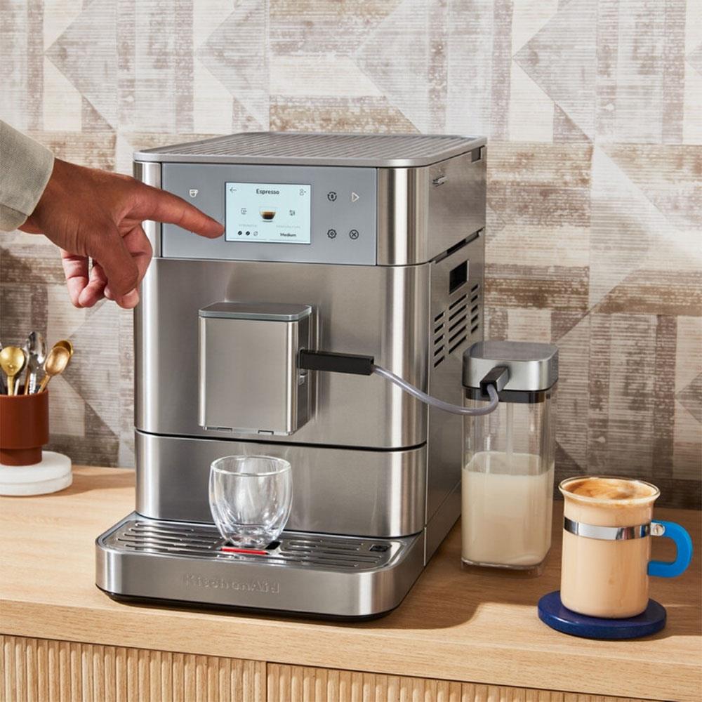 KitchenAid 5KES8557ESX Tam Otomatik Espresso Makinesi KF7 Brushed Stainless SteelKitchenAid