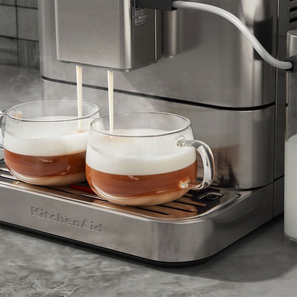 KitchenAid 5KES8557ESX Tam Otomatik Espresso Makinesi KF7 Brushed Stainless SteelKitchenAid