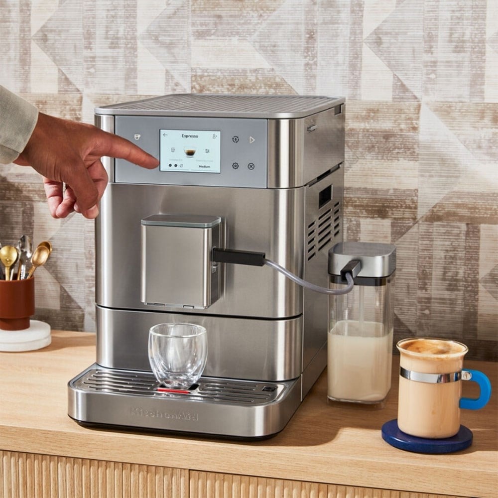 KitchenAid 5KES8557ESX Tam Otomatik Espresso Makinesi KF7 Brushed Stainless SteelKitchenAid